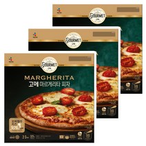 고메 피자 마리게리타 피자 325g x 3판 마르게리따 피자 프리미엄 코스트코 냉동 피자 만들기 밀키트, 3개