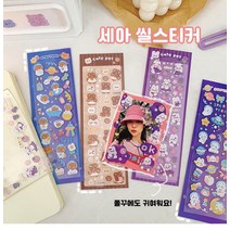 다꾸스티커 다이어리꾸미기스티커 씰스티커 12종세트, 스티커12종＋핀셋2종류세트