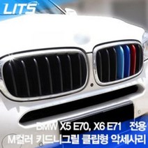 현명한선택스토어몰_리츠 BMW X5 E70 X6 E71 키드니그릴클립악세사리 차량외장몰딩 BMW칼라 튜닝 자동차 BMW라디에이터그릴 BMW그릴♥HR, ♥레귤러X5-E70전용