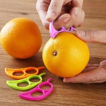 착즙기 과일주스 휴대용 수동 레몬 과즙 짜는기구 투명하고 우아한 아크릴 손 압력 클립 새 모양의 과일 주방 도구, 5PC Random 색상