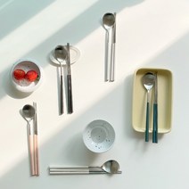 골든벨 모네 수저세트 백화점 커트러리 5color, 05.그레이