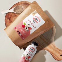 푸르향 우유를 품은 팥&비트 쉐이크 800g 팩 쉐이크 미숫가루 선식 단백질쉐이크 식사대용, 1개