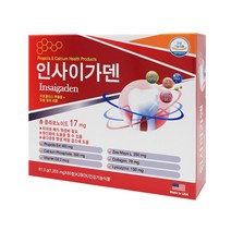 인사이가덴 항산화작용 잇몸영양제 프로폴리스 칼슘 함유 120정, 1