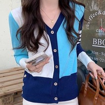 셀럽하우스 밝은 색상 예쁜 봄가디건 여자 간절기 겉옷 아우터