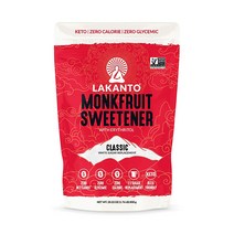 Lakanto Golden Monkfruit Sweetener 라칸토 골든 몽크프루츠 나한과 스위트너 감미료 800g 1팩, 1개