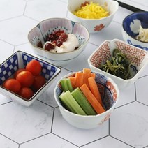 예쁜 일본찬기볼 25종, 7.스미레 원접시, 플라워