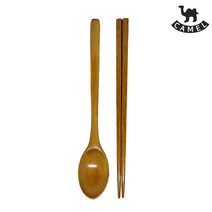 천연 황옻칠수저세트 원목 나무 숟가락 젓가락