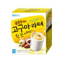 [유점빵] 담터 고구마라떼 216g (18g X 12T), 2박스