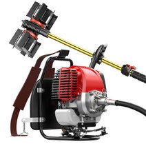 두둑성형기 밭고랑만들기 베토기 트랙터로타리날 세트, 업그레이드고급모터오일제초휠+느슨한토양및트렌치7