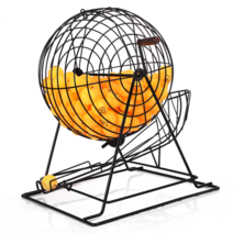 로또 추첨기 게임기 행사용 보드게임 랜덤번호 복불복, 18인치 노란색 공 1-200