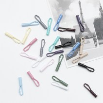 [태원패브릭] 6개)마스크스트랩용 플라스틱연결고리(13컬러), 인디핑크