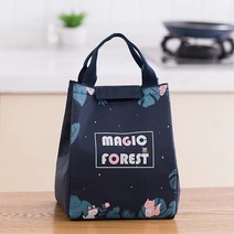 런치박스 도시락용기 소풍도시락통 직장인 점심 가방 쿨러 토트 휴대용 절연 상자 열 차가운 용기 학교 피, 02 Little fox