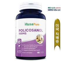 폴리코사놀 100mg 180 식물성 캡슐, 1개