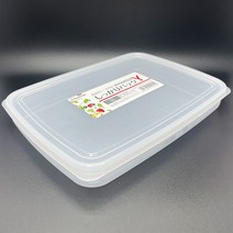 프리미엄 사각 밀폐용기 Y 1L 신선 보관 고기 육류팩 용량 눈금 표시 일제 다용도 수납함 냉장고 정리