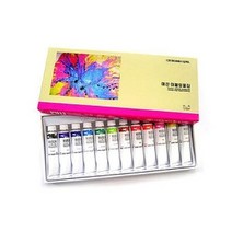 셀럽하우스 마블링물감(12ml 12색)문구 물감 파스 마블링물감, 기본상품