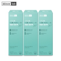 스키니랩 데일리 멀티팩 3박스 3개월분 멀티 종합 비타민 프로바이오틱스 프리바이오틱스