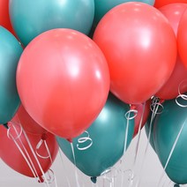 (주)파티해 천장장식 펄풍선 세트-크리스마스 레드앤그린