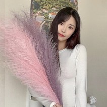 까유니아 핑크뮬리 팜파스 인테리어조화 꽃장식 조화꽃, 9.애쉬블루