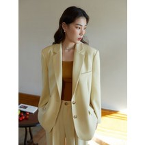 Dushu 전문 감각 통근자 스타일 플립 칼라 정장 재킷 여성을위한 봄 새로운 느슨한 스타일 사무실 레이디 블레이저 정장