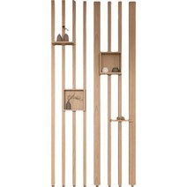 가벽 파티션 인테리어 튜브 봉 현관 주방 공간분리, 4+2개 (높이 240x가로 80)