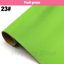 가죽 PU 자체 접착 수정 수리 패치 스틱 온 소파 보조금 패브릭 스티커 스크랩북 소재, 10 Fruit green_05 137x100cm