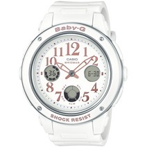 BGA-150EF-7BJF Baby-G 아기 G CASIO 카시오 아나데지 화이트 화이트 여성 손목시계 세련된 귀여운 애슬레저 브랜드 존경의 날