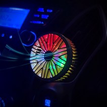 생활대학 돌풍 차랑용선풍기 저소음 LED, 옐로우