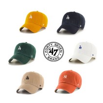 47브랜드 MLB 베이스러너 클린업 볼캡, NY네츄럴