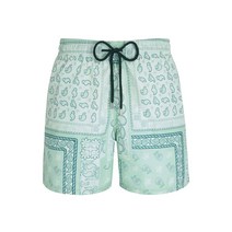 BAPE BLACK x Vilebrequin Bandana Print Swiming Shorts Green108548