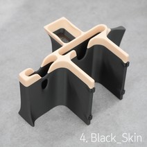 K5 DL3 수직 수납형 콘솔 트레이 콘솔 박스, 4. Black_Skin