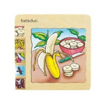 벨러덕 자연관찰 레이어 8종 3D입체퍼즐 사계절 사과 딸기 바나나 벼(쌀) 감자 당근 호박 퍼즐, 1개