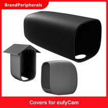 브래킷 외부cctv Eufycam Eufy-2c Eufy-2 Eufy-e 안티 스크래치 카메라 보호 커버에 대 한 2pcs 실리콘 보호 커버 보안 카메라를주는, Eufycam 2용 2개