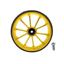 자전거 보조바퀴 네발자전거 Litepro-BMX 밀기 바퀴 큰 100MM 직경 휠 확장 막대 합금 브롬톤 자전거용, [03] 2pcs gold
