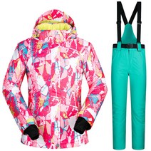 겨울스키장 스노우 방수방풍 스키복 여성 보드복 세트