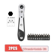 육각볼트 전산볼트 스텐볼트 육각렌치볼트 조정 가능한 마그네틱 래칫 14 단일이중 헤드 스크루드라이버 드릴 비트 도구용 퀵 릴리스 소켓 수리 도구, 블랙 02