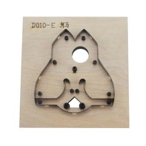 가죽 스트랩 가죽공예 철형 칼 목형 골드 금형 코끼리 문양, 하마 재팬 나이프