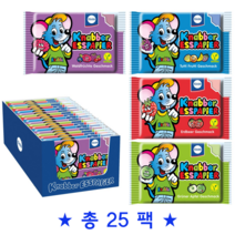 퀼레 크나버 웨이퍼 먹는 색종이 25팩 대용량 박스 독일 과자, 25개