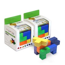 매직큐브 큐블로 자석 소마큐브 2개입 / 퍼즐카드 미포함, 소마큐브 2개입 / 퍼즐 카드 미포함