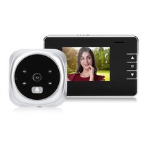 스마트 도어벨 초인종 비디오 감지기 2.8 인치 lcd 디지털 엿보는 구멍 카메라 야간 투시경 뷰어 전자 도어 벨 홈 보안 야외 도어 아이, 협력사