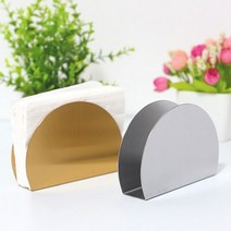 스테인리스 반원형 냅킨 홀더(스텐/골드), 골드