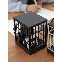 핸드폰감옥 보관함 금욕 수험생 스마트폰감옥 공부 금고, 회색 (작은 자물쇠 보내기)