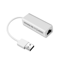 USB 인터넷 어댑터 네트워크 카드 USB2.0 To Internet RJ45 Lan For Windows 7/8/XP 컴퓨터 PC 노트북 이더, WHITE, 01 WHITE