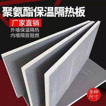 복합판넬 건축 외장재 폴리우레탄 폼 보드 천장 태양 보호 방음 방화 냉장 복합 단열재 외벽 단열, 20/길이 1.2m, 폭 0.6m의 두께 60mm 양면, 1개