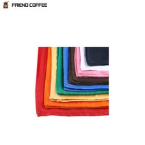 /컬러 린넨 타올 카페행주 바리스타행주 50*50cm +GraeMall, 밤색