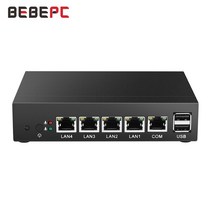 미니PC 데스크탑 고사양 bebe 인텔 셀러론 j1900 n2830 4lan 기가비트 이더넷 라우터 방화벽 pfsense 팬리스 산업용 컴퓨터 우분투 rj45, 2기가 램 32기가 SSD