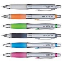 유니 미쯔비시 알파겔 흔들샤프 0.5mm 낱개 M5-617 노크식 펜 캡식 리필심 고급 제도용, M5-617 화이트