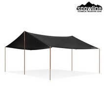 [스노우라인] 미에르 렉타타프 세트 L 블랙 - 사각 면타프