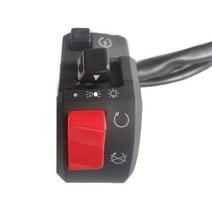 7/8 quot;22mm 300cc600cc 오토바이 핸들 스위치 어셈블리 경적 단추 회전 신호 안개 램프 빛 시작, 02 Right, 한개옵션1