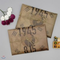 [YES24단독판매/YES24배송] 1945 8.15 광복74주년 기념 소포 : 독립선언서+대한민국 임시헌장+태극기엽서+윤동주 사진 엽서+안중근 메탈 스티커...