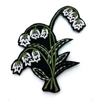 플라이쿱 플라워 볼륨자수 와펜 F-001~014